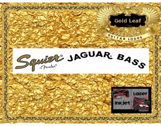 Squier Jaguar Bass Guitar Decal 16g